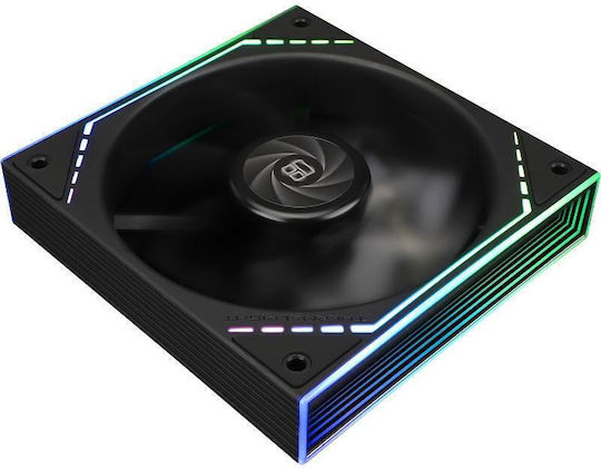 Thermalright TL-M12-3 Ventilatoare pentru carcasa 120mm (1500rpm / 47.6cfm) cu Iluminare ARGB și Conexiune 4-Pin PWM 3 buc Negru
