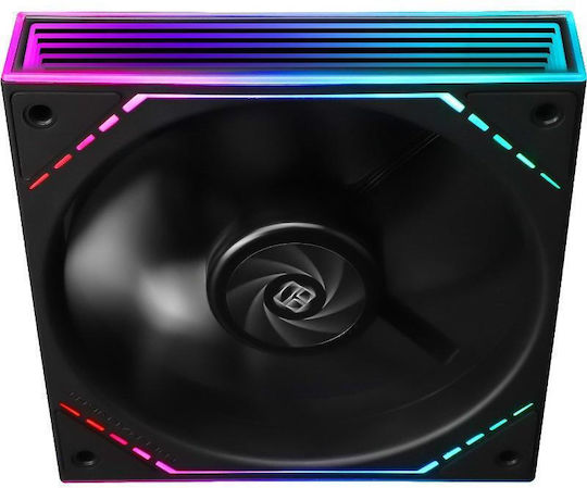 Thermalright TL-M12-3 Ventilatoare pentru carcasa 120mm (1500rpm / 47.6cfm) cu Iluminare ARGB și Conexiune 4-Pin PWM 3 buc Negru