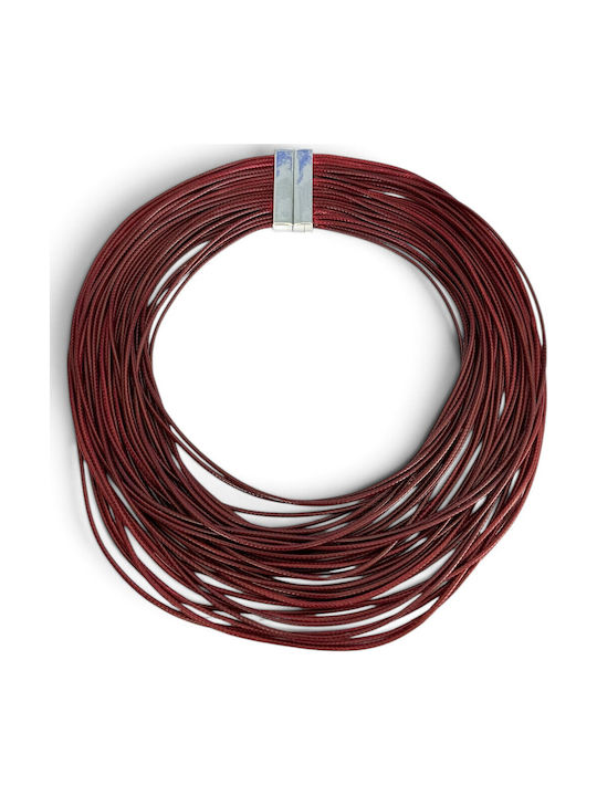 Prime Steel Halskette aus Stahl Bordeaux Prime Steel Halskette aus Stahl Bordeaux