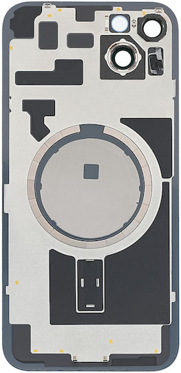 Rückglas W Magsafe Magnet iPhone 14 Plus Aftermarket Starlight Kein Logo
