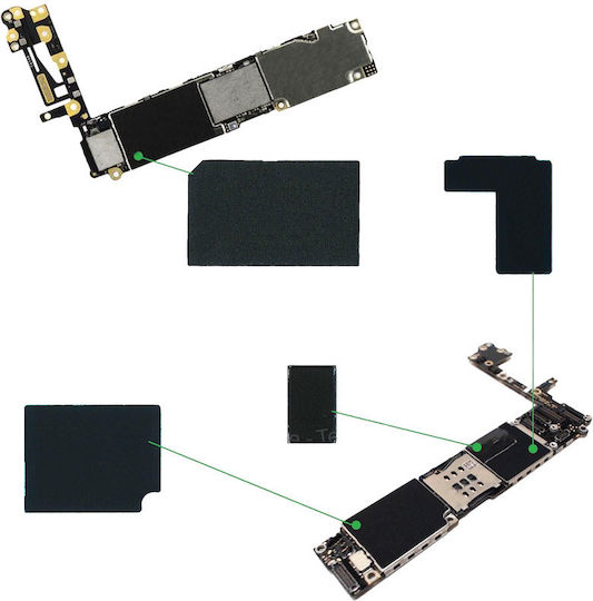 Motherboard Heat Shield iPhone 6 Plus 4 Piece Set 10 Pack