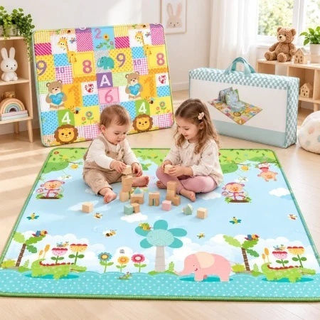 Velve Covoraș De Activități Bej 180x150cm