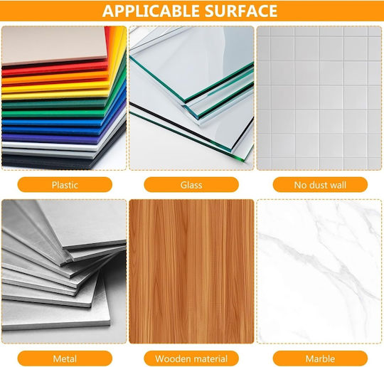 Cârlige cu Autocolant Metalice Transparente 20 Bucăți Cârlige cu Autocolant Metalice Transparente 20 Bucăți