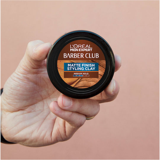 L'Oreal Paris Men Expert Barber Club Argilă pentru Rezervare Medie & Rezultat Mat 75ml