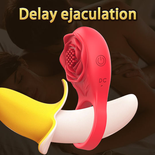 Ophelia's Dream Toys Rose Vibrating Cock Ring 10sw3013
