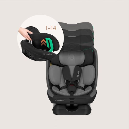 Lionelo Aart Car Seat i-Size Grey Stone 0-36 kg