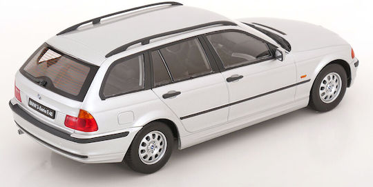 Model Mașină BMW Seria 3 E46 Touring 1999 Argintiu 1:18 KK Scale