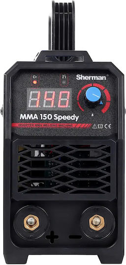 Sherman MMA 150 Speedy Инверторен Заваръчен Апарат MMA с Максимален Заваръчен Ток 150A и Работен Цикъл 60%