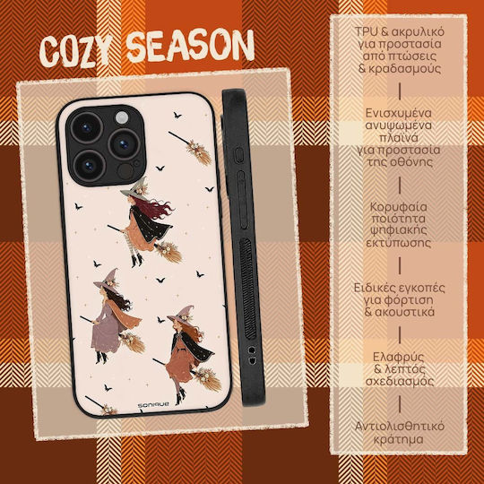 Sonique Cozy Season Series Mobile Phone Case Motorola Motorola Razr 50 Ultra Witches In Flight