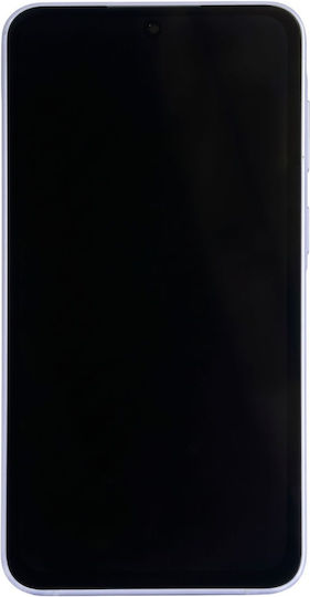 Clappio Vollbild Samsung Galaxy A37 5G Weiches OLED Panel Mit Rahmen Lavendel