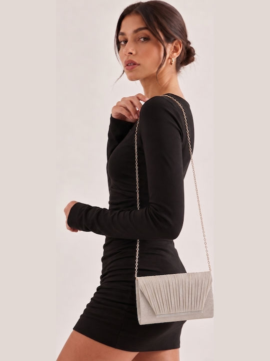 Stoff Damen Handtasche Beiges