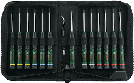 Bosch Set 15 Șurubelnițe de Precizie