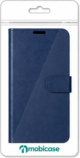 Handyhülle Brieftasche Mobicase Edge 50 5g Blau Wallet