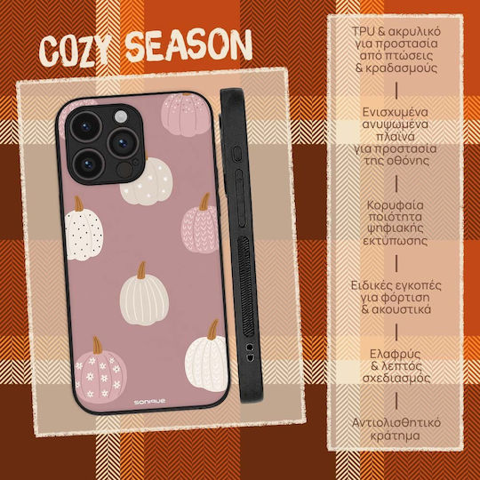 Sonique Cozy Season Series Handyhülle Für Realme GT 5G Rosa Pumpkins