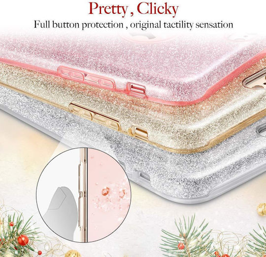 5 Bucăți Husă Glitter 3în1 iPhone 7 Plus 8 Plus