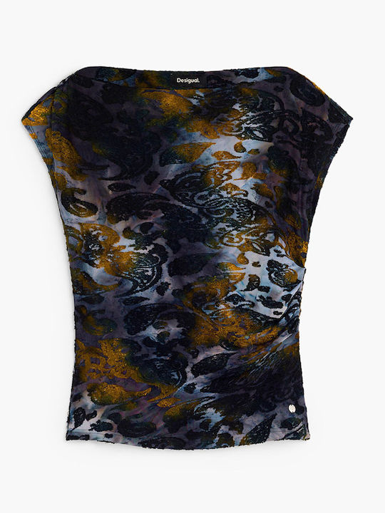 Women's Drape Top Azul Noche