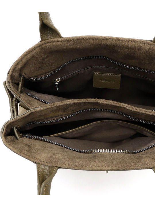 Martina Damen Schultertasche Grün
