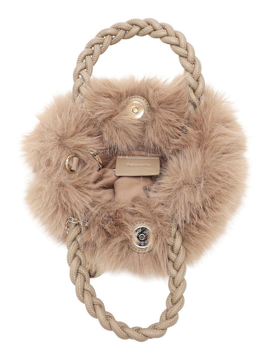Maria Damenhandtasche Aus Fell Beige