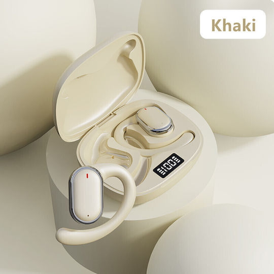 CYXG X93 Open Ear Bluetooth Handsfree Ακουστικά με Θήκη Φόρτισης Χρυσά