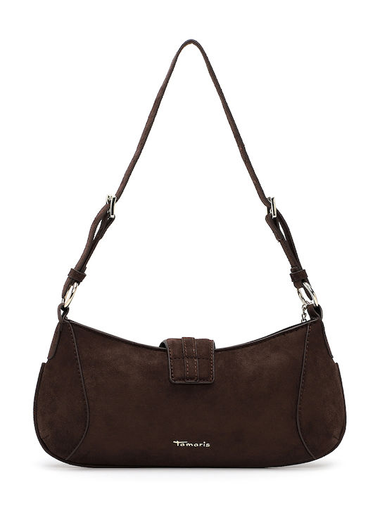 Marina Women's Shoulder Bag Suede Brown