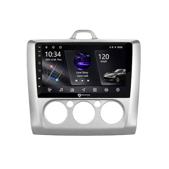 VenCore Auto-Audiosystem für Ford Focus 2004-2015 mit A/C (Bluetooth/USB/AUX/Eingebautes Wi-Fi / 3G/GPS/Apple CarPlay/Android Auto) mit Touchscreen 9 Zoll