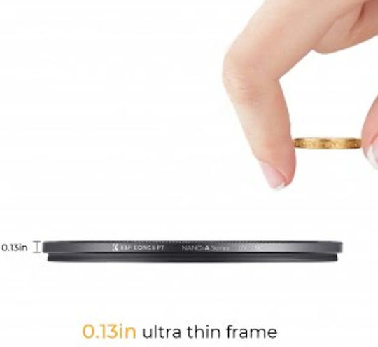 K&F Concept Φίλτρo UV Διαμέτρου 52mm με Επίστρωση MC (Multi-Coated) για Φωτογραφικούς Φακούς