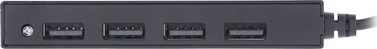 InLine Hub 4 Θυρών USB 2.0 με σύνδεση USB-A
