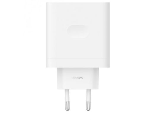 Oppo Зарядно устройство Без Кабел с USB-A Порт 100W Бял (Super Flash)