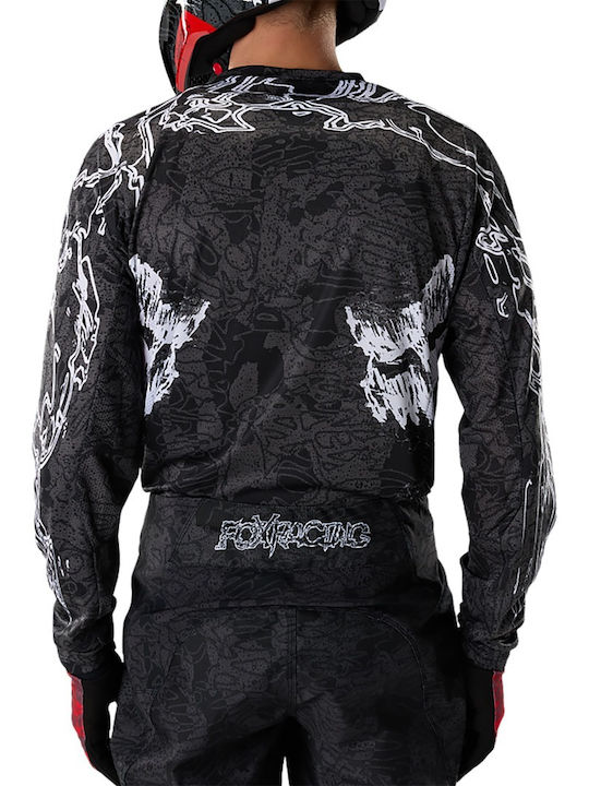 Fox 180 Abyss Bluza Pentru Bărbați Motocross Mânecă Lungă Culoare Neagră Fox 180 Abyss Bluza Pentru Bărbați Motocross Mânecă Lungă Culoare Neagră