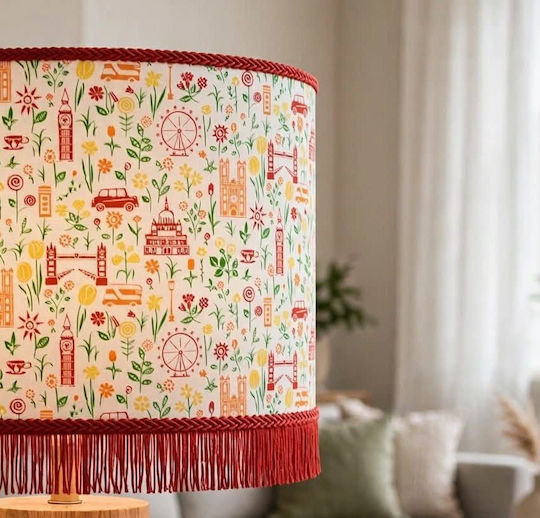 Πορτατίφ London Calling Wood Διαστάσεις 55*20*15 Ε27 Oxygen Lampshades