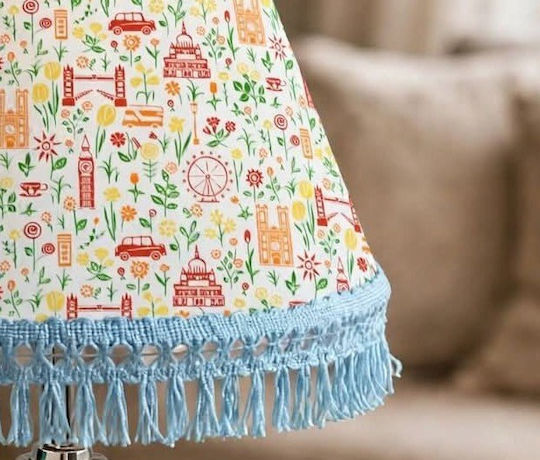 Πορτατίφ London Calling Wood Διαστάσεις 55*20*15 Ε27 Oxygen Lampshades