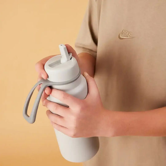 B.Box Детска бутилка Термос с накрайник Pop-Up Сива 1000ml