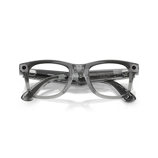 Ray-Ban Meta Wayfarer Gen 2 Lucios Rw4012 6840mf 53 Ochelari Inteligenți Wi-fi 6 Bluetooth Cameră Înregistrare Video Asistent Vocal 32gb Flash Lentile Transition Transparent Albastru Gri