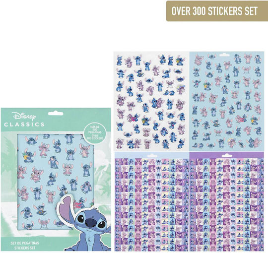 Cerda Стикери Stitch за Деца 3+ Години 300 Части