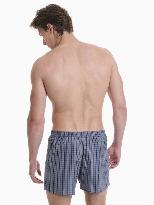Men's Multicolour Checked Boxer