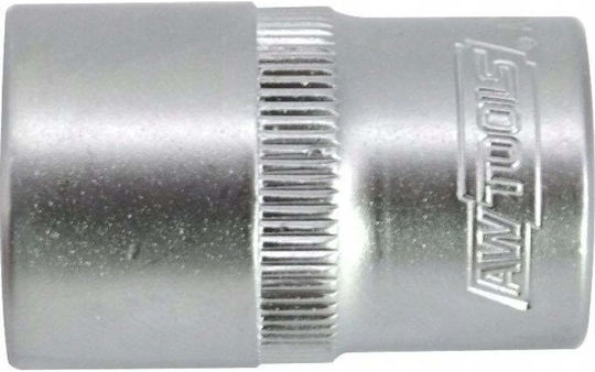 Awtools Гнездо 6-карана 1/2" 10мм Черна Линия
