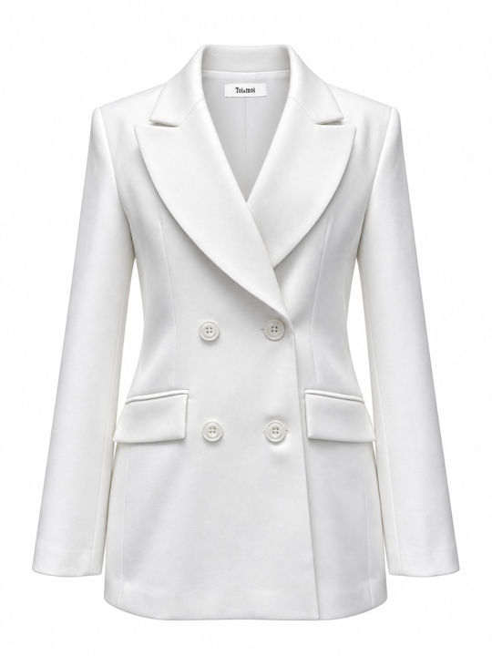 Toi&Moi Blazer Für Damen Mit Pailletten Beiges