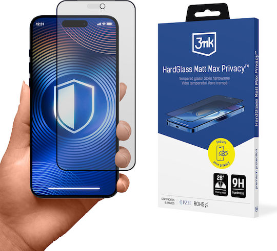 3MK Privacy Ματ Tempered Glass (Apple Iphone 18 Pro Max)