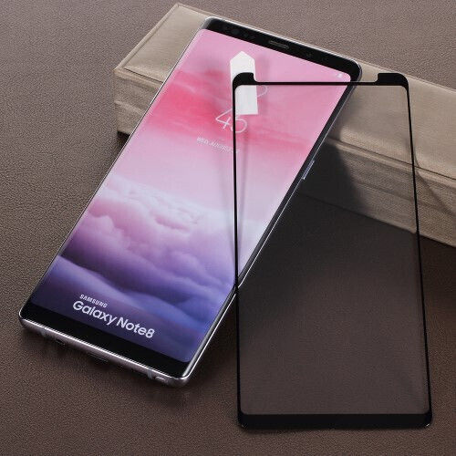 N950 Закалено стъкло за цялото лице Черен (Samsung Galaxy Note 8 N950)