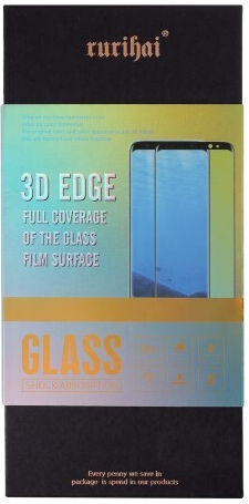 Rurihai Adeziv complet Full Face Tempered Glass Negru (Galaxy Note 10)