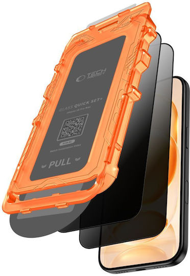 Tech-Protect Privacy Displayschutzfolie Quick Set Spy+ 2 Stück Für Iphone 18 Pro Max