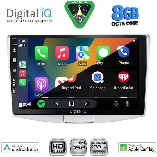 Digital IQ Auto-Audiosysteme für Volkswagen Passat 2010-2015 mit Touchscreen 10"