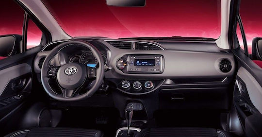 Digital IQ Auto-Audiosysteme für Toyota Yaris 2015-2020 Bluetooth USB Eingebautes Wi-Fi GPS Apple CarPlay Android Auto mit 9 Zoll Touchscreen