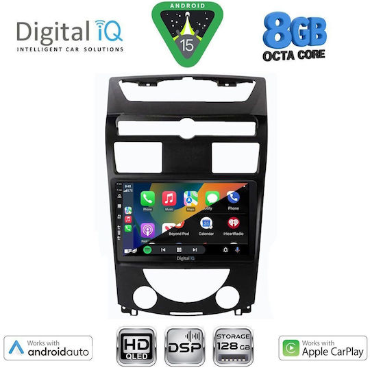 Digital IQ Car Audio System for SsangYong Rexton 2006-2015 Bluetooth USB Wi-Fi GPS Apple CarPlay Android Auto with 10" Touch Screen Digital IQ BXF 18657_CPAA