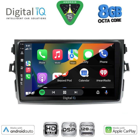 Digital IQ Auto-Audiosysteme für Toyota Korolla 2006-2012 mit Touchscreen 9"