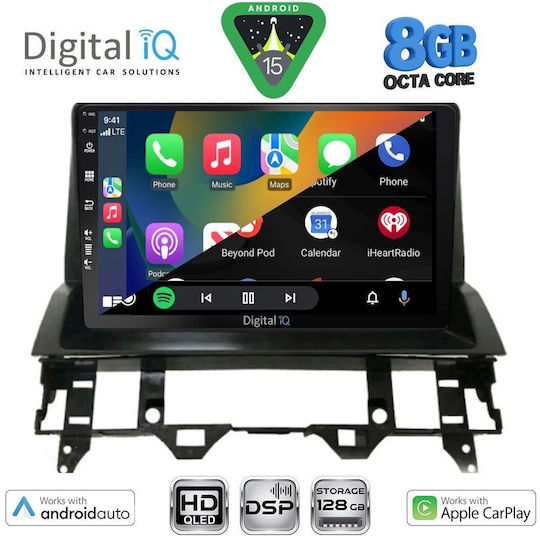 Digital IQ Auto-Audiosystem für Mazda 6 2002-2008 (Bluetooth/USB/Eingebautes Wi-Fi / 3G/GPS/Apple CarPlay/Android Auto) mit Touchscreen 10 Zoll