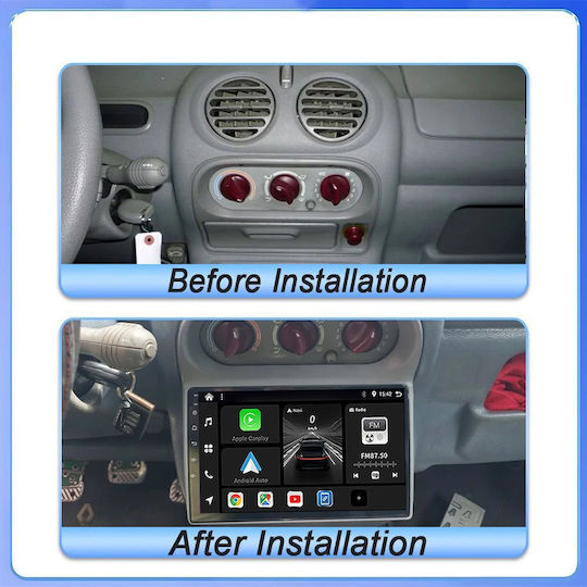 Digital IQ Auto-Audiosysteme für Opel Vivaro Renault Trafic Nissan Primastar 2004-2015 Bluetooth USB Eingebautes Wi-Fi GPS Apple CarPlay Android Auto mit 10 Zoll Touchscreen