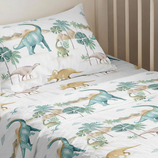 Melinen Prime Line Baby Multicolor Dinosaur 110x160cm 20006646