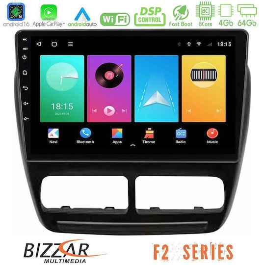 Bizzar Car Audio System for Opel Combo Fiat Doblo 2010-2014 Bluetooth USB WiFi GPS Apple CarPlay Android Auto with 9" Touch Screen