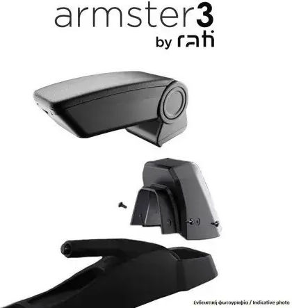 Rati Armster Car Leather Armrest for Suzuki Ignis Black